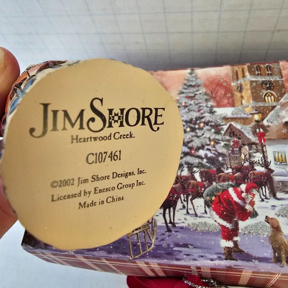 3 Jim Shore Christmas Ornament Santa Claus Figurine Bell Bag Toys C107461 2002 - Picture 7 of 16